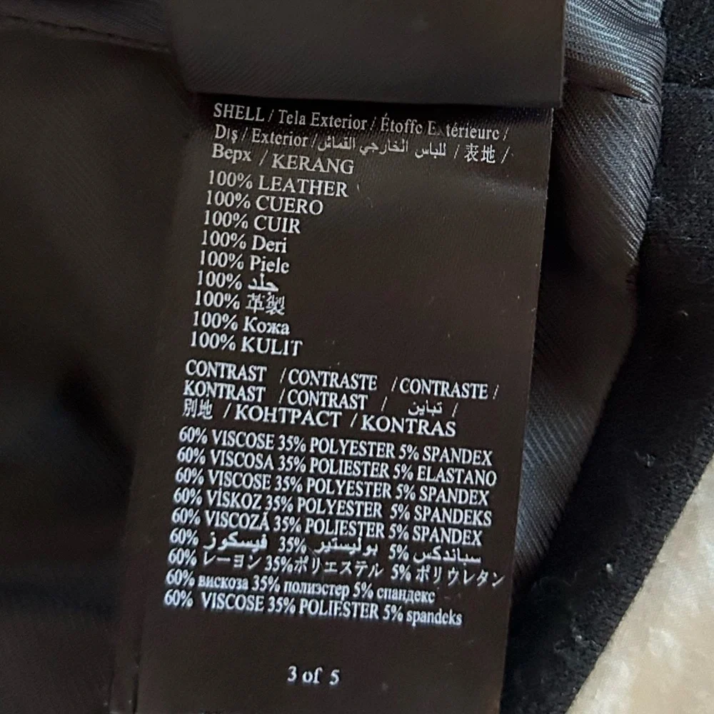 Bebe Leather Motorcycle Jacket Women’s Size Small - Picture 6 of 11